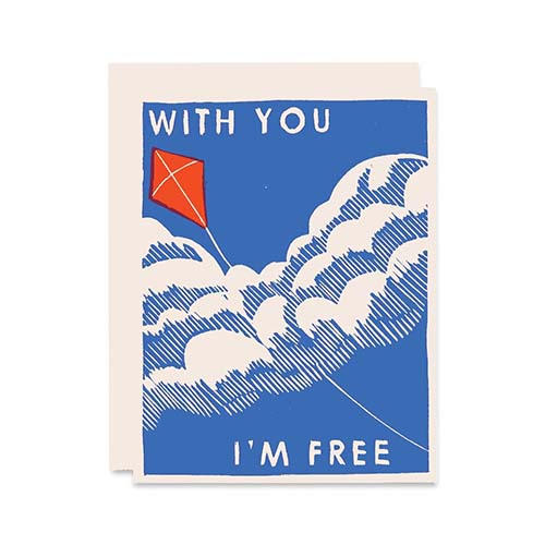 With You I'm Free Card