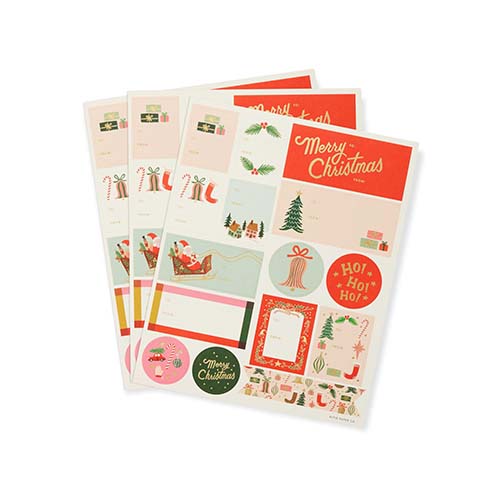 Pack of 3 Deck the Halls Stickers