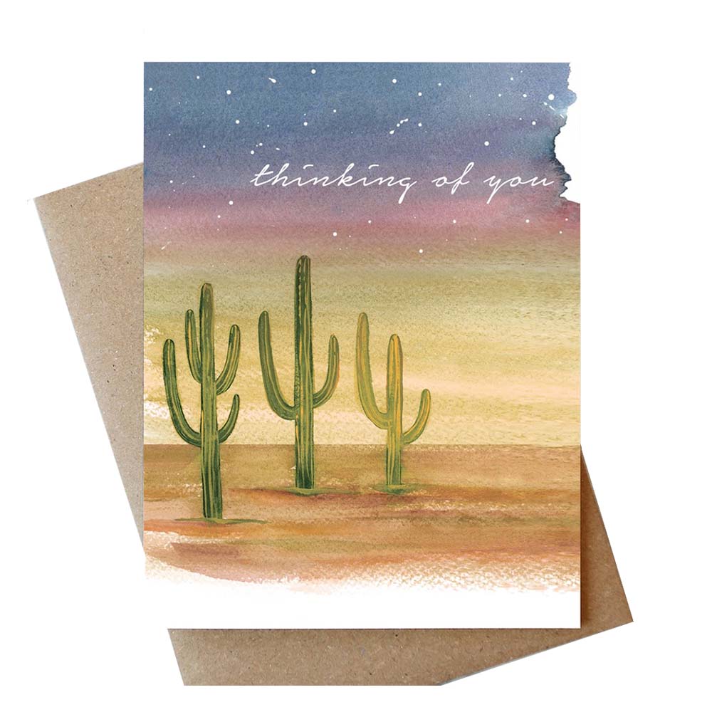 Desert Thinking of You Card